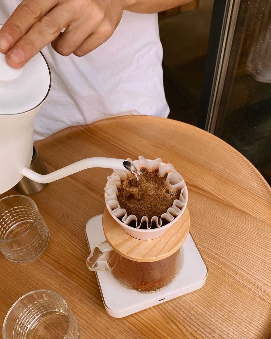 Pour-over coffee