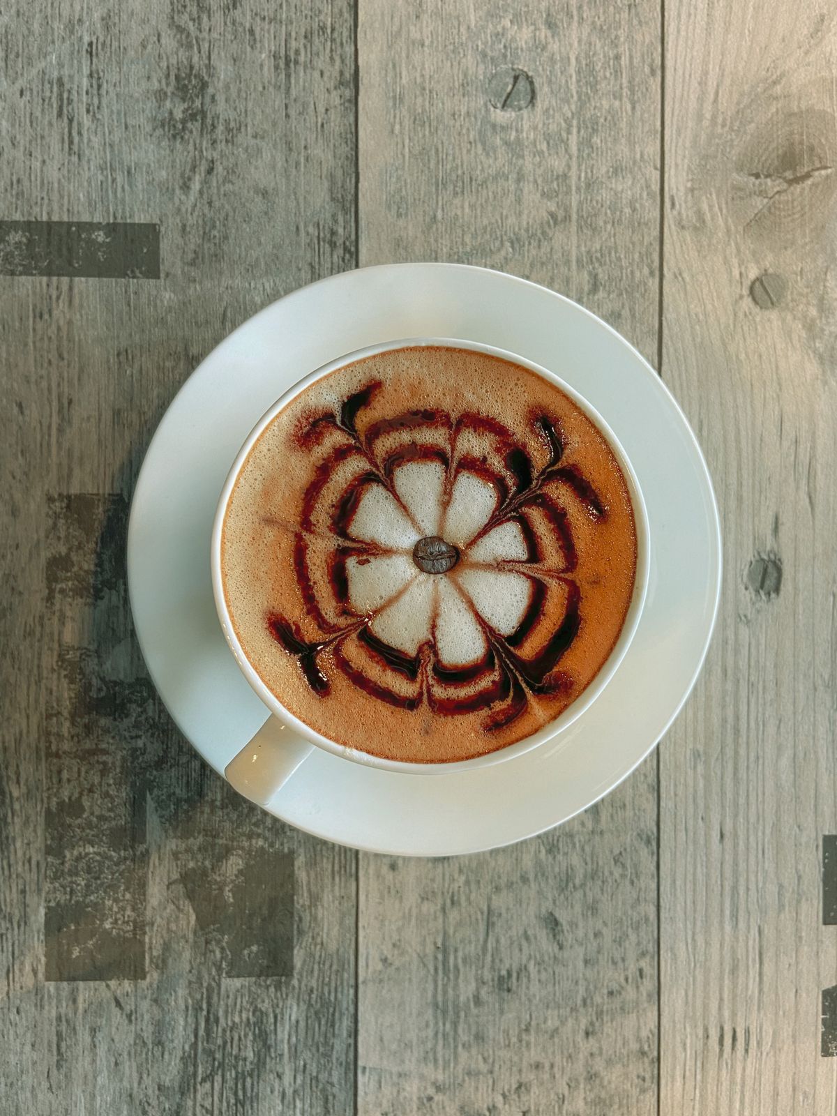 A cup of freshly made coffee